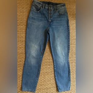 Lucky Brand Women's High Rise Ankle Blue Jeans